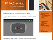 Tablet Screenshot of livbookkeeping.com